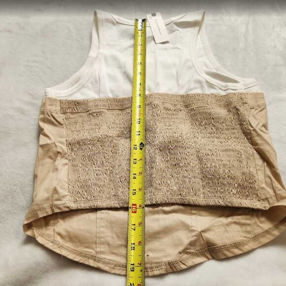 New M Anthropologie x Porridge corset twofer tank top - Picture 10 of 10